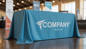 Trade Show Tablecloth Indio CA